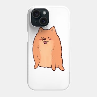 pomeranian illustration Phone Case