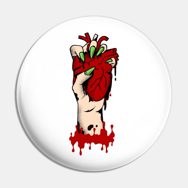 female hand bloody heart Pin by JENNEFTRUST