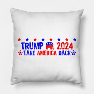 Trump 2024 take america back Pillow