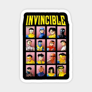 Invincible Comic Book Bootleg Fan Cartoon Magnet