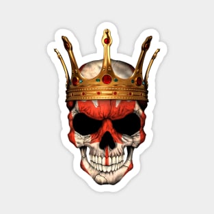 Canadian Flag Skull with Crown Magnet