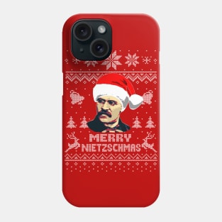 Friedrich Nietzsche Merry Nietzchmas Phone Case