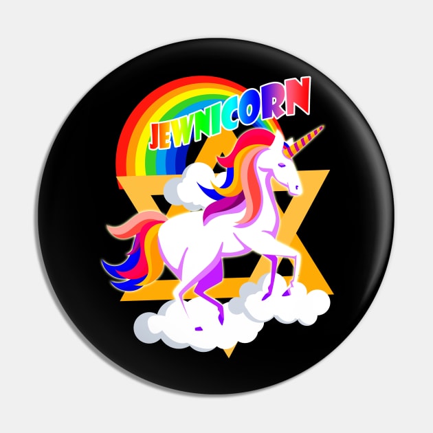 Rainbow Jewnicorn Jewish Unicorn Jew Rosh Hashanah Pin by wonderws