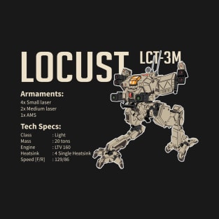 Mechwarrior Locust LCT-3M T-Shirt