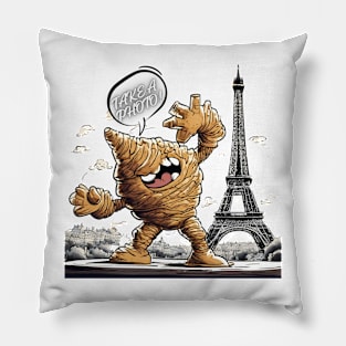 funny croissant Pillow