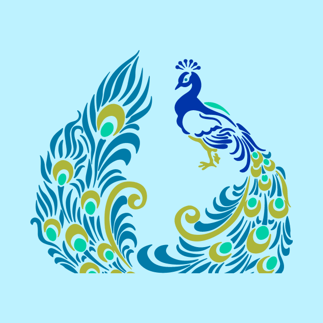 Beautiful Peacock Artwork by epiclovedesigns