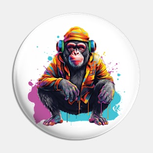 DJ - Banana Kid Pin