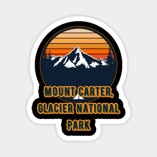 Mount Carter, Glacier National Park Magnet