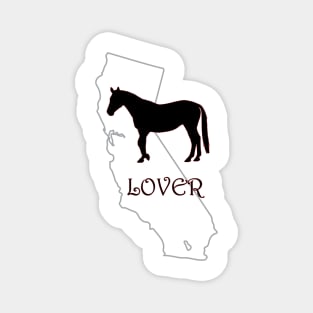 California Horse Lover Gift Magnet