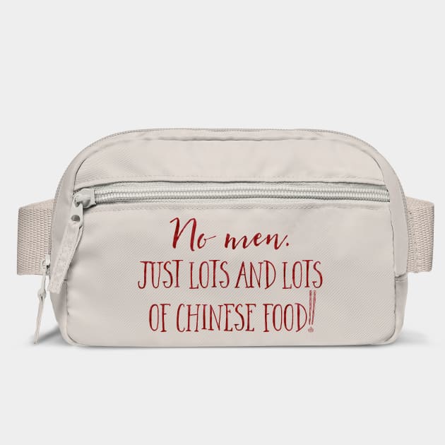 No men. Just lots and lots of Chinese Food! by Stars Hollow Mercantile