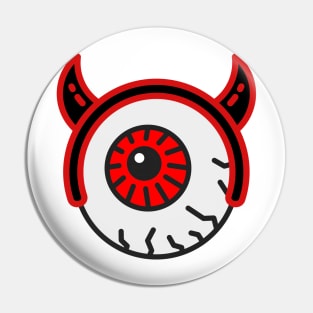 scary eyeball design Pin