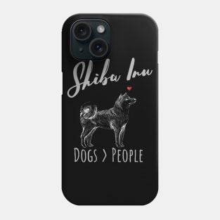 Shiba Inu - Dogs > People Phone Case