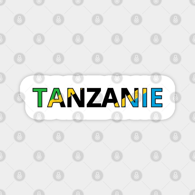 Drapeau Tanzanie Magnet by Pixelforma