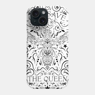 god save the queen bee Phone Case