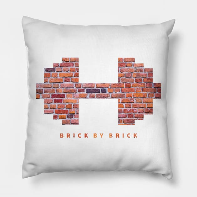 Brick Dumbbell Pillow by joselnnjon