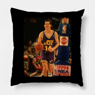 Jeff Hornacek - Vintage Design Of Basketball Pillow