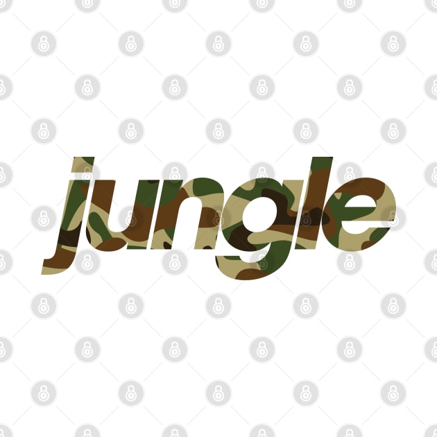 Jungle Soldier Camo by Drum And Bass Merch