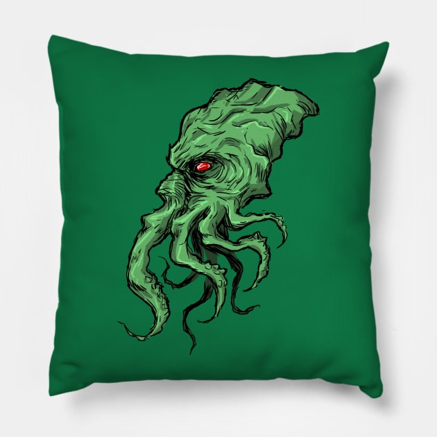 Cthulhu Head Pillow by BRed_BT