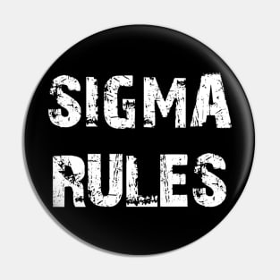 Sigma rules Pin