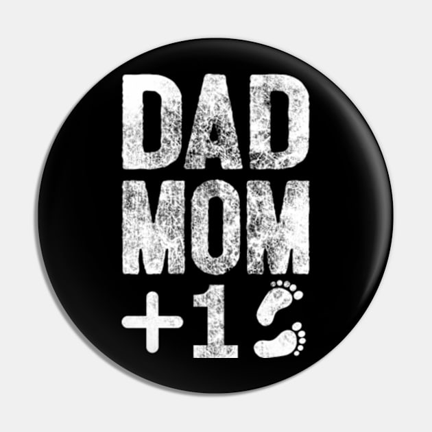 Dad Mom Plus One Pin by Worldengine