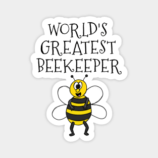 World's Greatest Beekeeper Bee Apiarist Funny Magnet