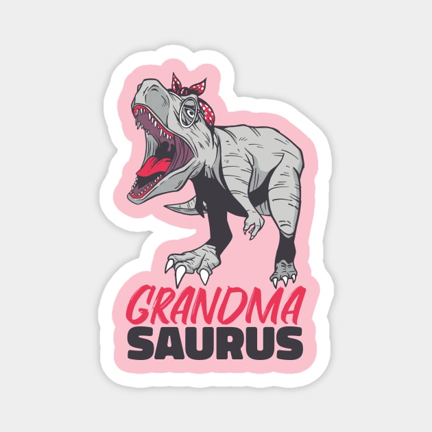 Grandma Saurus Magnet by Hamster Design