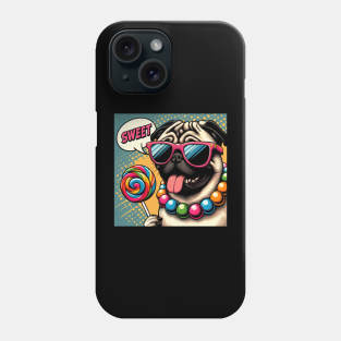 Pug Dog Pop Art Phone Case