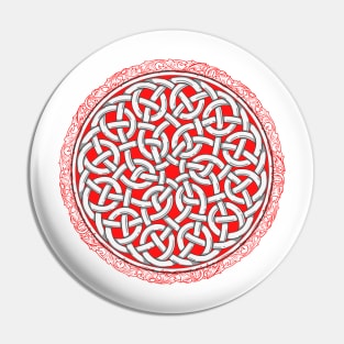 Red Celtic Knot Pin