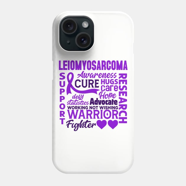 Leiomyosarcoma Awareness 2023 Phone Case by BarbC