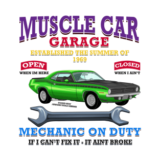 Classic Hot Rod Racing Muscle Car Garage Novelty Gift T-Shirt