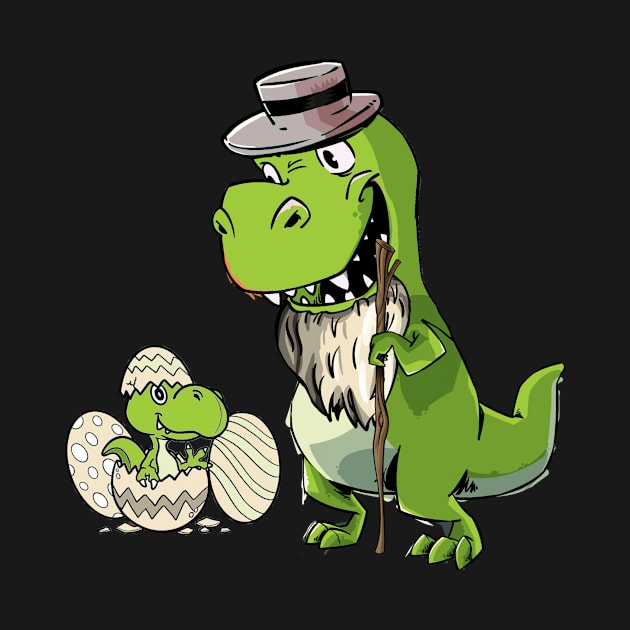 Grandpasaurus, Funny, Dinosaur, Dino, T Rex by iHeartDinosaurs