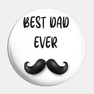 Best Dad Ever Father's day TShirt Gift For Dad Pin