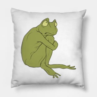 lonely frog Pillow