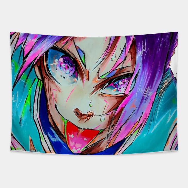 Blue lock reo mikage Tapestry by Bxnny.Arts