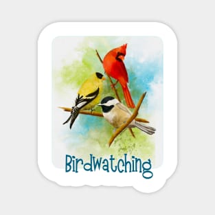 I Love Birdwatching! Magnet