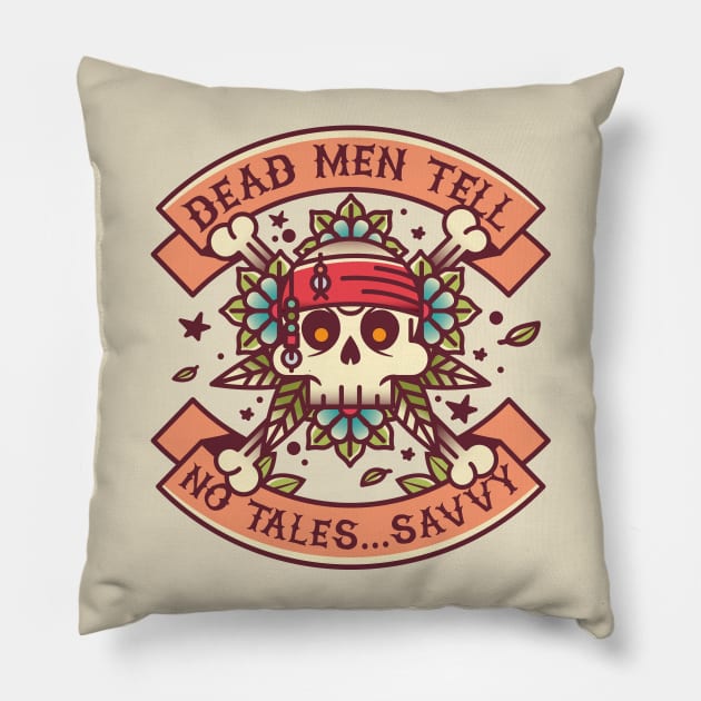 A Pirates Life Savvy Pillow by StudioGrason