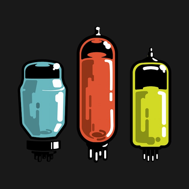 Vacuum Tube Trio by SerifsWhiskey