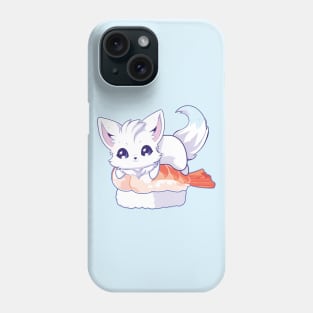 Arctic Fox Shrimp Sushi Phone Case