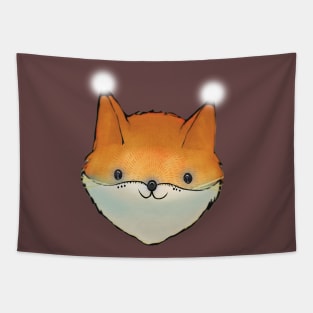 Funny fox artwork Tapestry