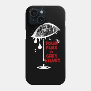 Four Flies On Grey Velvet Inspired Design Phone Case