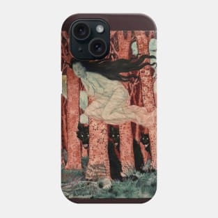 Three Women and Three wolves Phone Case