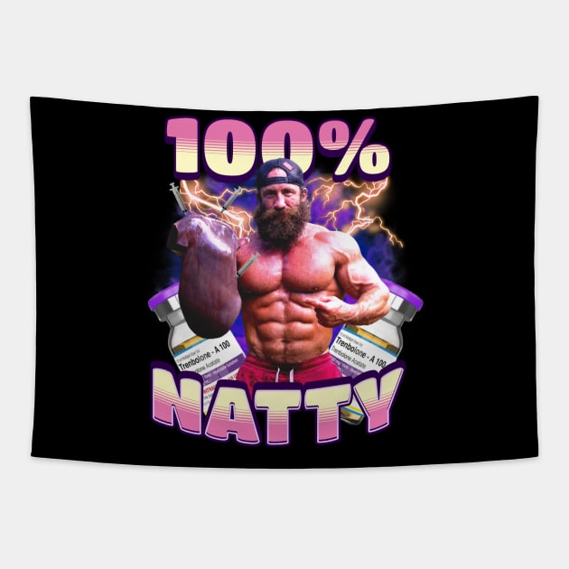 Liver King 100% Natty Bootleg Tapestry by RuthlessMasculinity