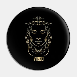 Virgo Symbol Birthday Zodiac Virgo Pin