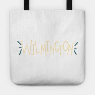 Wilmington Handlettering Yellow Tote