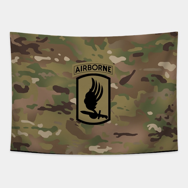 173rd Airborne Brigade Combat Team Tapestry by Jared S Davies