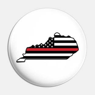 Thin Red Stripe Kentucky Pin