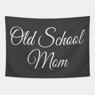 Old School Mom | Elegant Mom Gift | Mother's day Tapestry