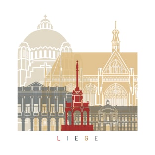 Liege skyline poster T-Shirt