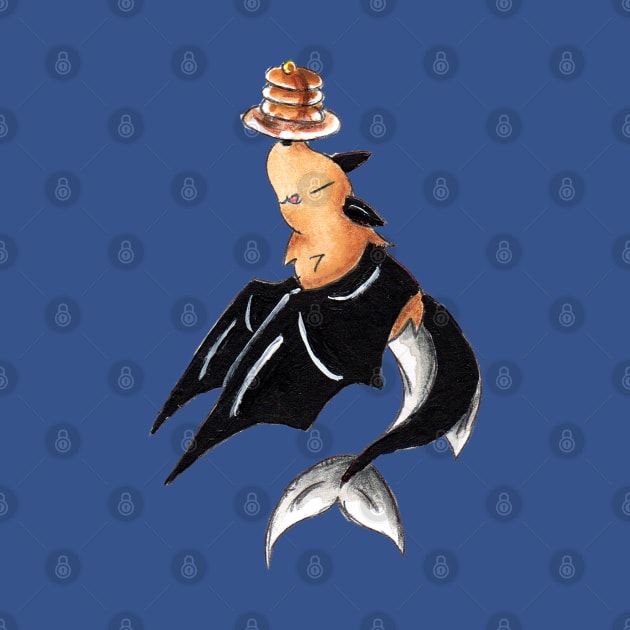 Pancake Batfish by KristenOKeefeArt