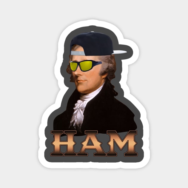 Alexander 'HAM' Hamilton by Basement Mastermind Magnet by BasementMaster